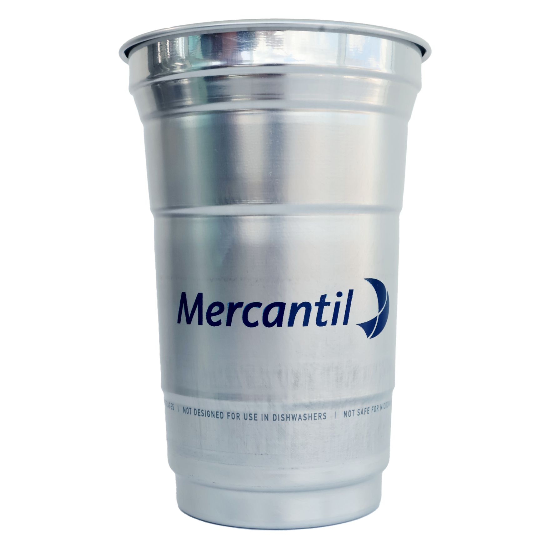 Vaso Reciclable Mercantil 16oz - Aluminio