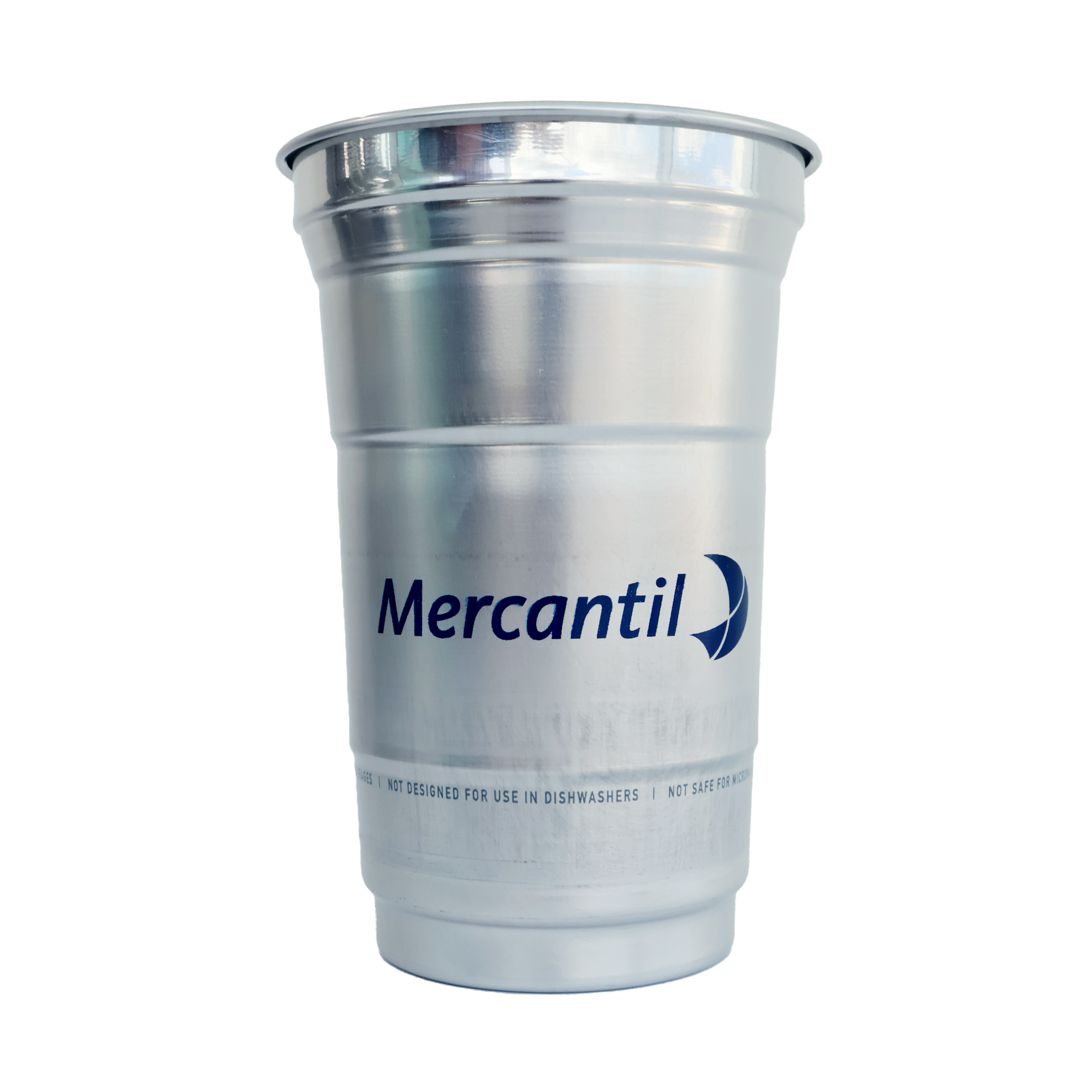 Vaso Reciclable Mercantil 16oz - Aluminio